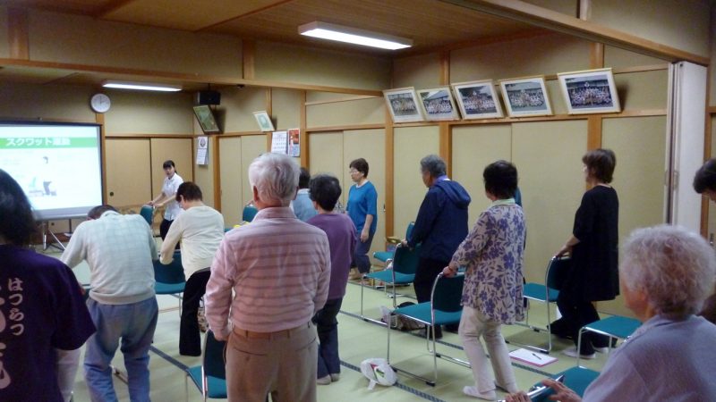 三重県志摩市磯部町迫間の地域サロンで運動教室を開催しました！