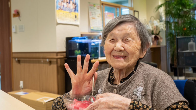 夏はやっぱりかき氷！ふたみ苑で8月の「Cafeふたみ」を行いました！