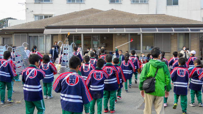 火の用心！デイサービスセンター答志島で小学生たちが防火を呼びかけました！