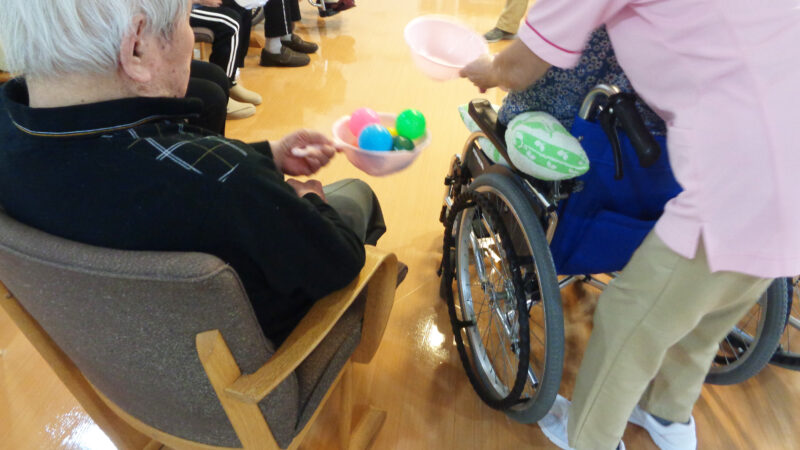 ふれあいの森でレクリエーション