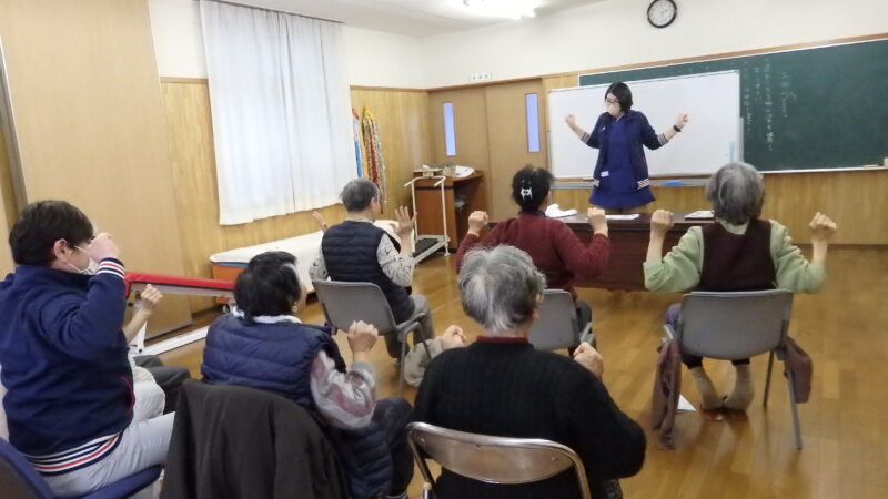 ふたみ苑　松下地区運動教室を開催しました