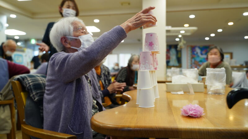 デイサービス豊和にてさくら祭りゲームを開催致しました