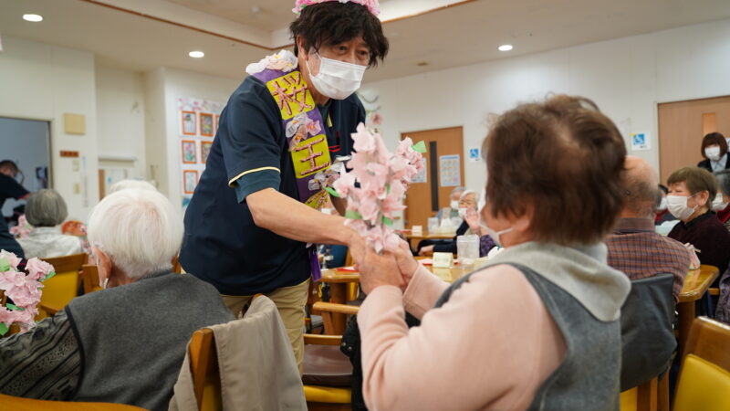 デイサービスセンター豊和で桜祭りを開催しました